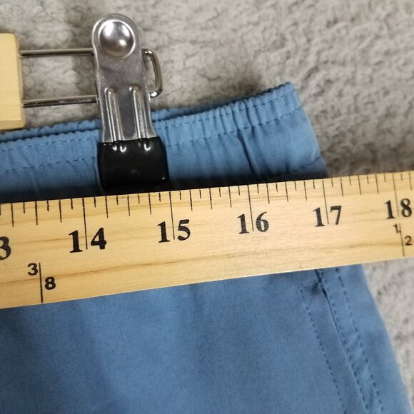 NEW Lands' End Swim Shorts Adult Large Blue UPF 50 Lined Hybrid Beach Summer Men - Picture 7 of 14